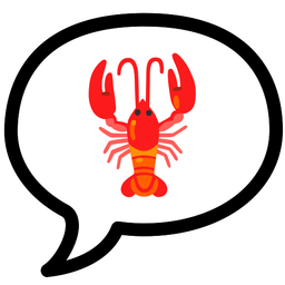 Lobster and Speech balloon