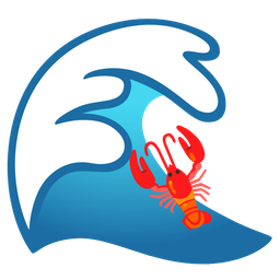 Lobster and Water wave
