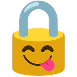 Locked and Face savoring food