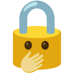 locked and face with open eyes and hand over mouth