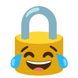 Locked and Face with tears of joy