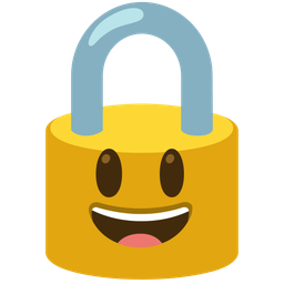 Locked and Grinning face with big eyes