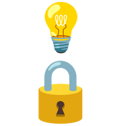 locked and light bulb