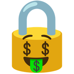 Locked and Money-mouth face