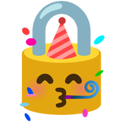 locked and partying face