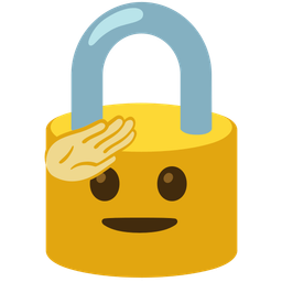 locked and saluting face