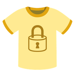 locked and t-shirt