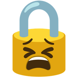 locked and tired face