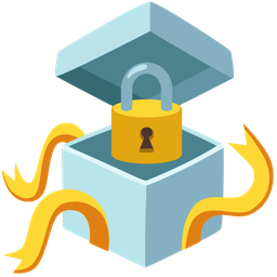 locked and wrapped gift