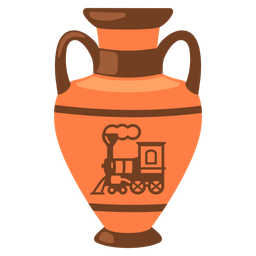 locomotive and amphora
