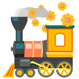 locomotive and blossom