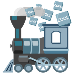 locomotive and COOL button
