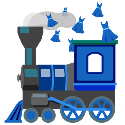 locomotive and dress