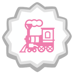 locomotive and fish cake with swirl