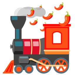 locomotive and hot pepper
