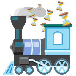 locomotive and hourglass not done