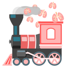 locomotive and lungs