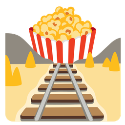 locomotive and popcorn