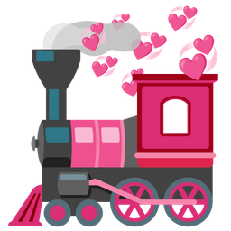 locomotive and revolving hearts