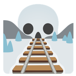 locomotive and skull