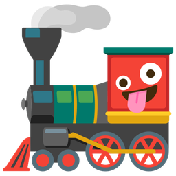 Locomotive and Zany face