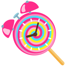 Lollipop and Alarm clock