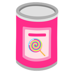 Lollipop and Canned food