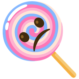 Lollipop and Confused face