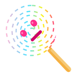 Lollipop and Dotted line face
