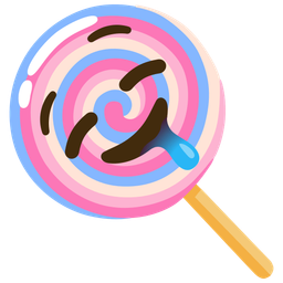 Lollipop and Drooling face