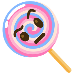 Lollipop and Face with raised eyebrow