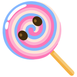 Lollipop and Face without mouth