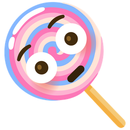 Lollipop and Flushed face