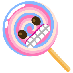 Lollipop and Grimacing face