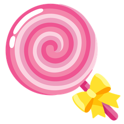 Lollipop and Heart with ribbon