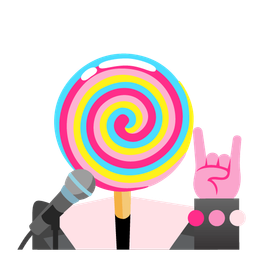 Lollipop and Microphone