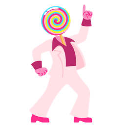 Lollipop and Mirror ball