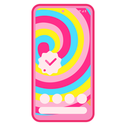 Lollipop and Mobile phone