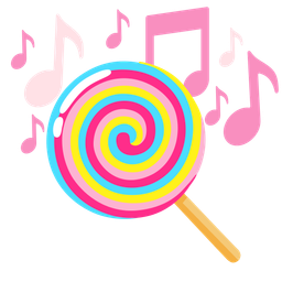Lollipop and Musical notes