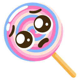 Lollipop and Pleading face