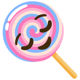 Lollipop and Relieved face