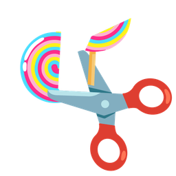 Lollipop and Scissors