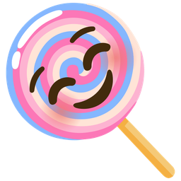 Lollipop and Smiling face