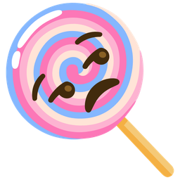 Lollipop and Unamused face