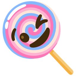 Lollipop and Winking face