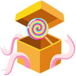 Lollipop and Wrapped gift