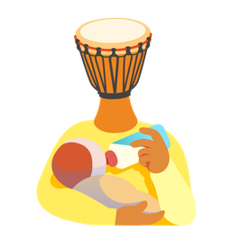Long drum and Baby bottle