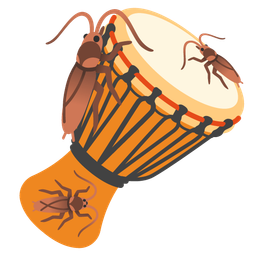 Long drum and Cockroach