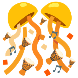 Long drum and Confetti ball