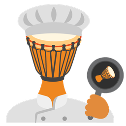 Long drum and Cooking